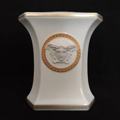 versace vase gorgona pop light grey 18 cm|Luxury and Modern Murano Glass Vases .